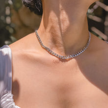 Load image into Gallery viewer, Silver Cuban Choker
