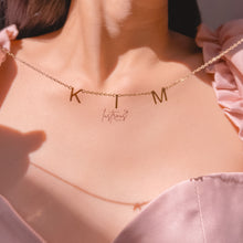 Load image into Gallery viewer, Custom Dainty Initial Necklace
