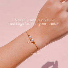 Load image into Gallery viewer, Pearl Friendship Bracelet [sold per pc | leave a note for your initial]
