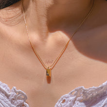 Load image into Gallery viewer, Petite Initial Bar Necklace
